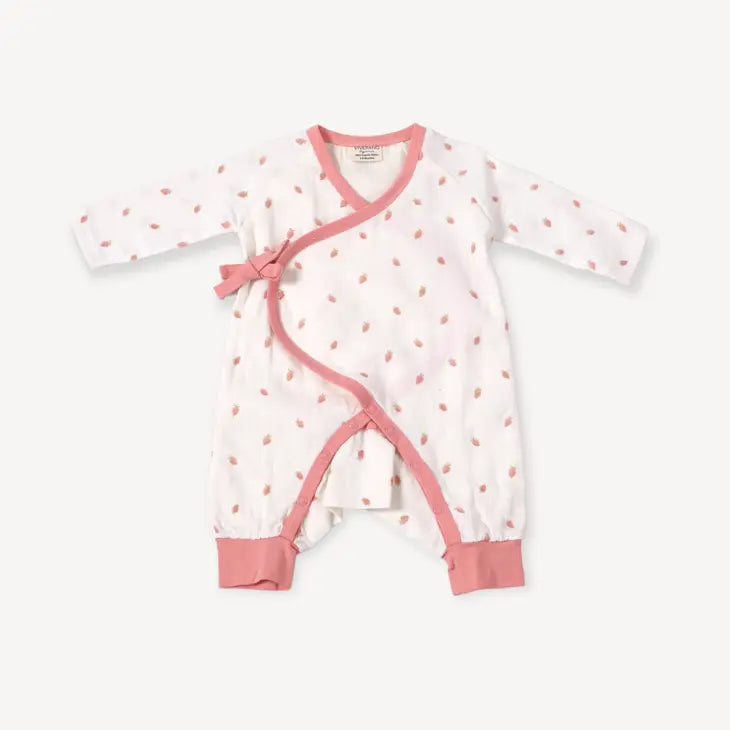 Strawberry Kimono Baby Jumpsuit