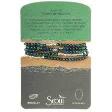 Stone Wrap Bracelet/Necklace