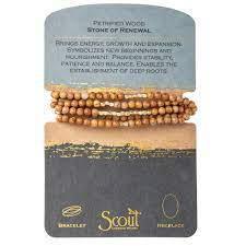 Stone Wrap Bracelet/Necklace