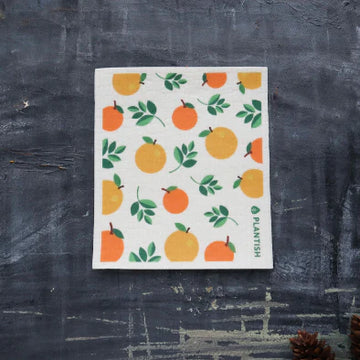 Orange Swedish Sponge Cloth