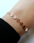 Coin Disc Bracelet