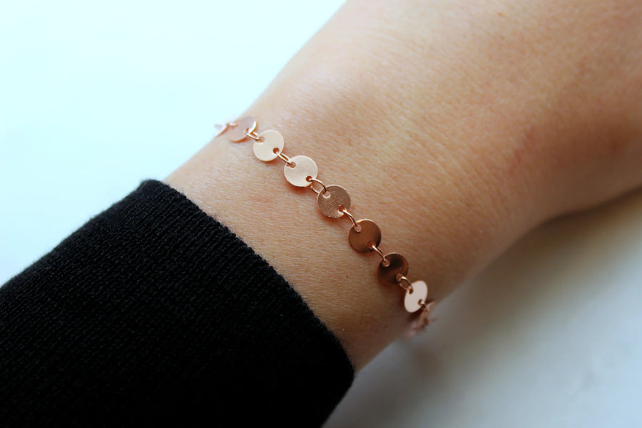 Coin Disc Bracelet