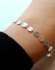 Coin Disc Bracelet