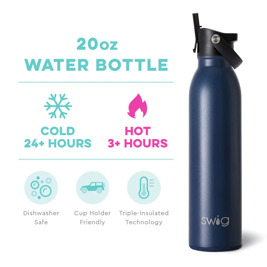 20 oz. Flip + Sip Water Bottle