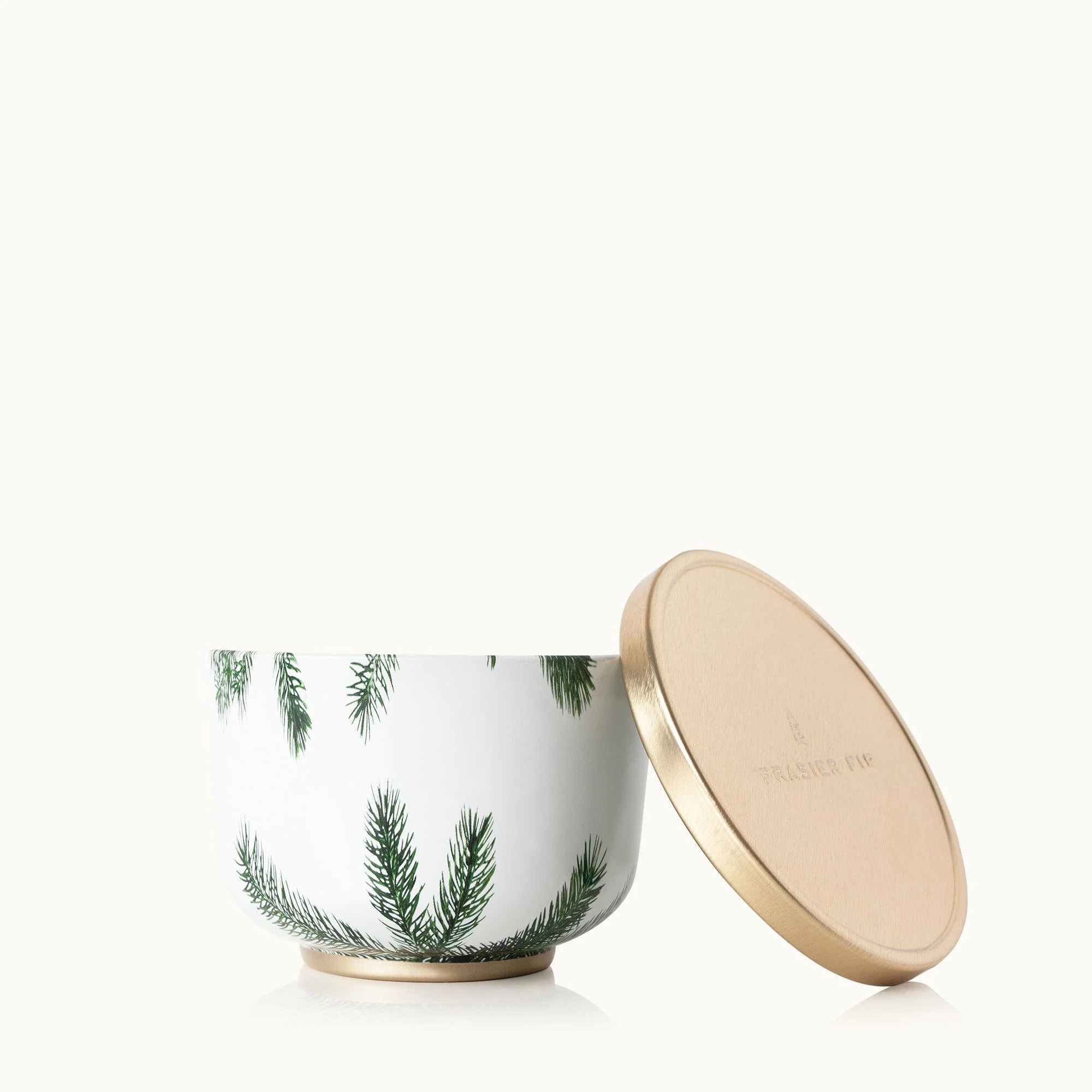 Poured Candle Tin, Gold Lid