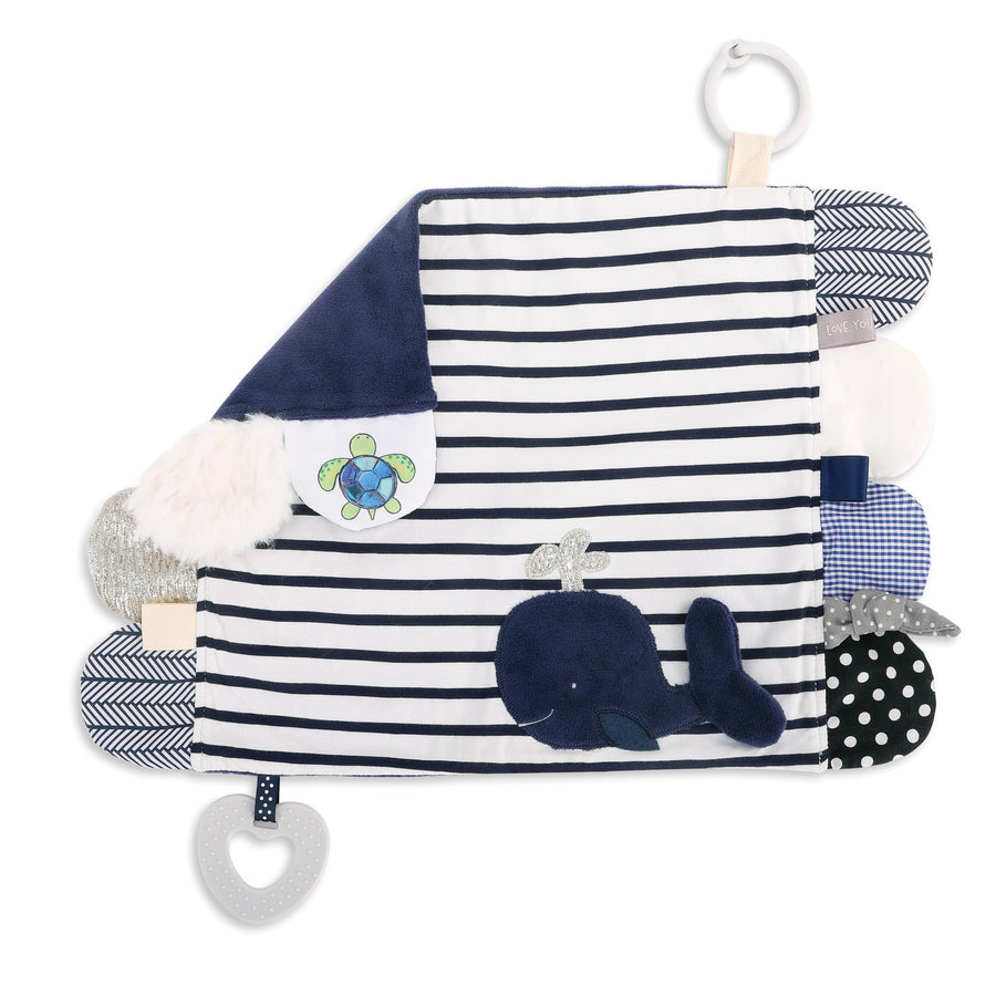 Whale Mommy & Me Activity Blankie